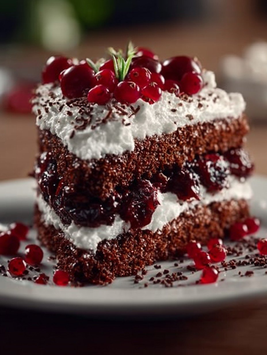 La vraie forêt noire : un dessert élégant et festif image 2