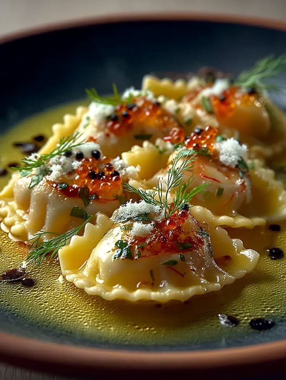 Langoustines au Foie Gras Une Recette Éblouissante à Essayer dans vos Food To Make avec de la Pasta image 2