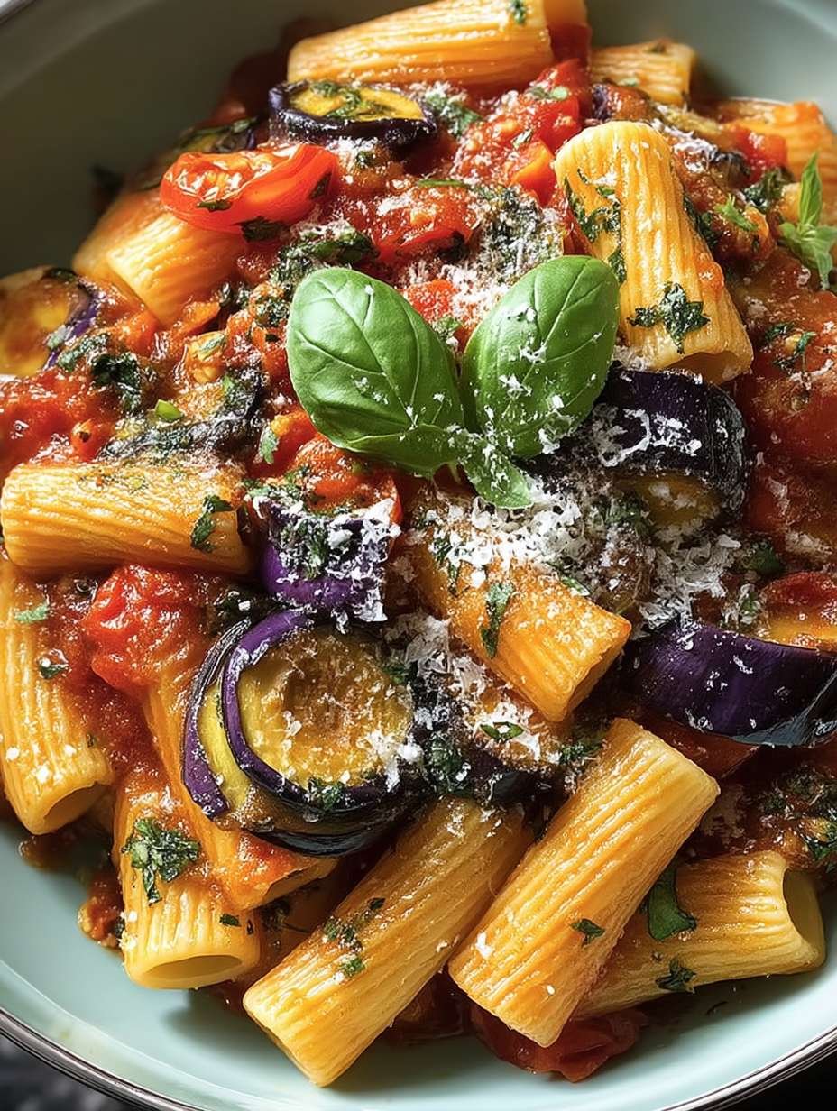 Pâtes Aubergine à la Sicilienne image 2