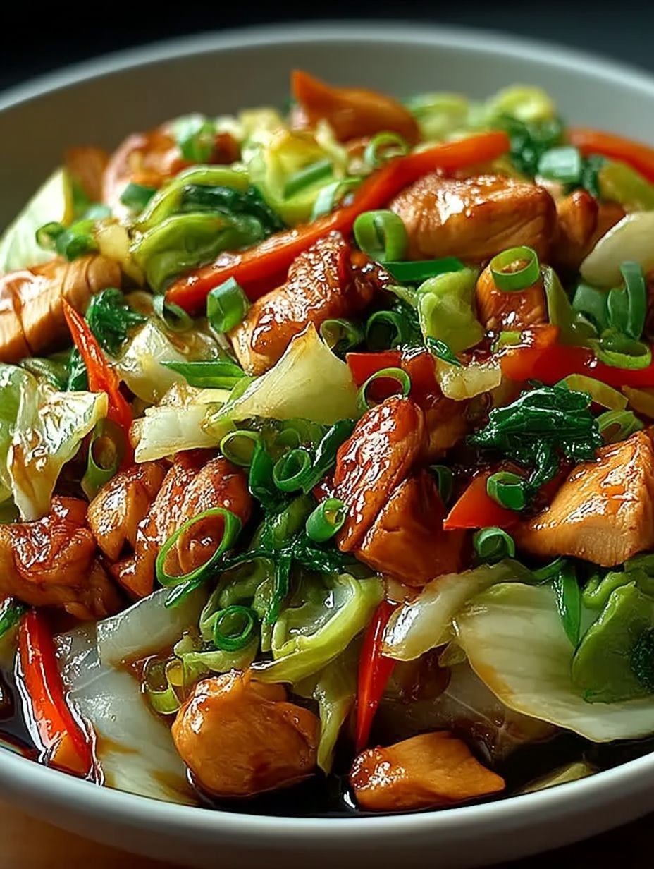 Poulet Chinois Sauté au Chou image 2