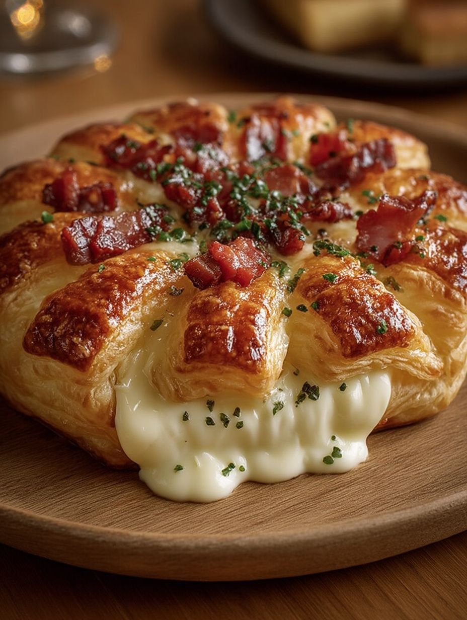 Recette de Feuilleté au Camembert et Lardons image 2