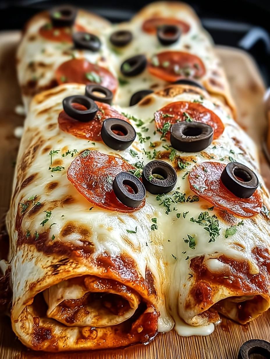 Wraps pizza au four image 2