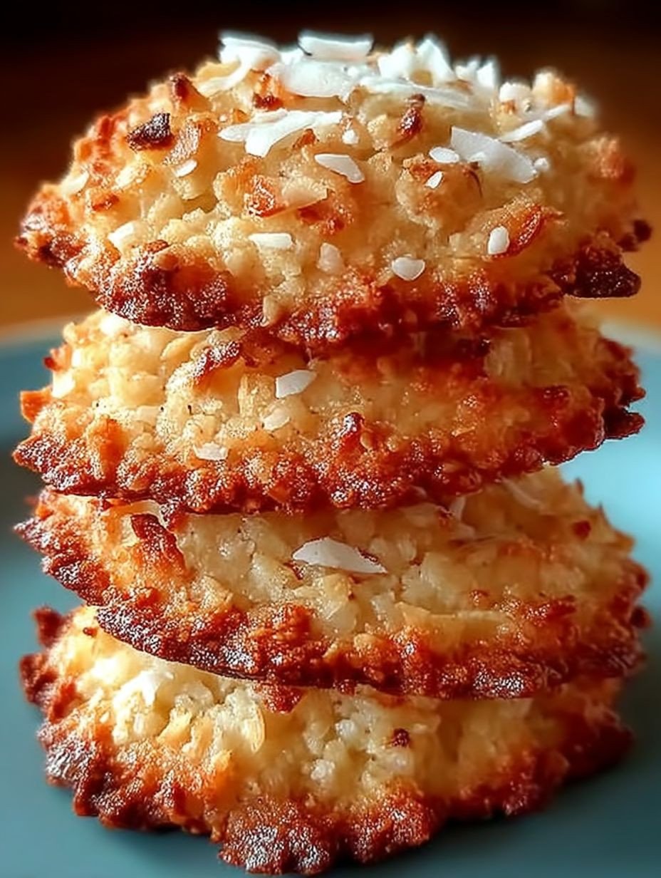 Biscuits Allégés Noix De Coco Flocons D'avoine Recette Facile & Saine Recipe image 2