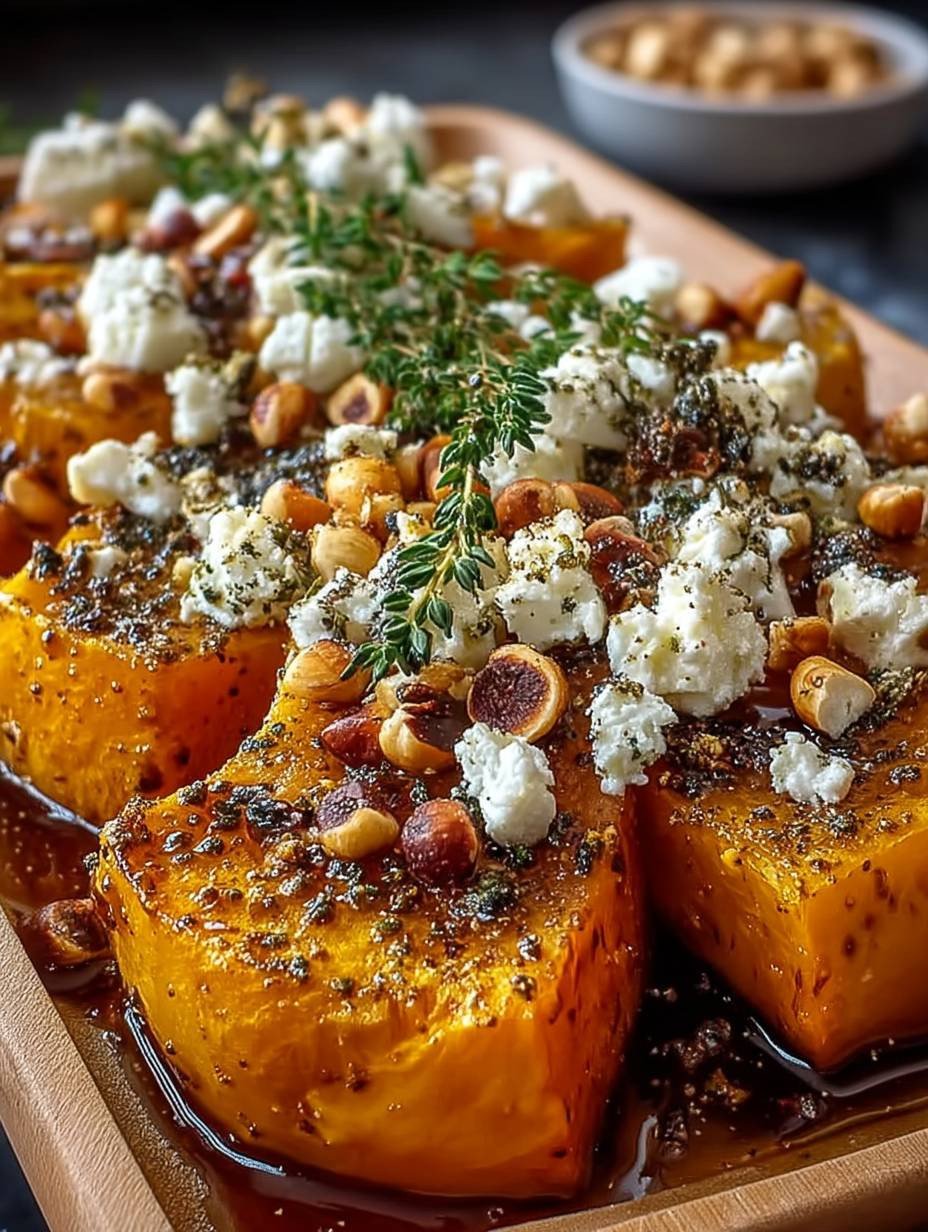 Butternut Rôti au Miel, Thym, Feta & Noisettes : La Recette Automnale Incontournable image 2