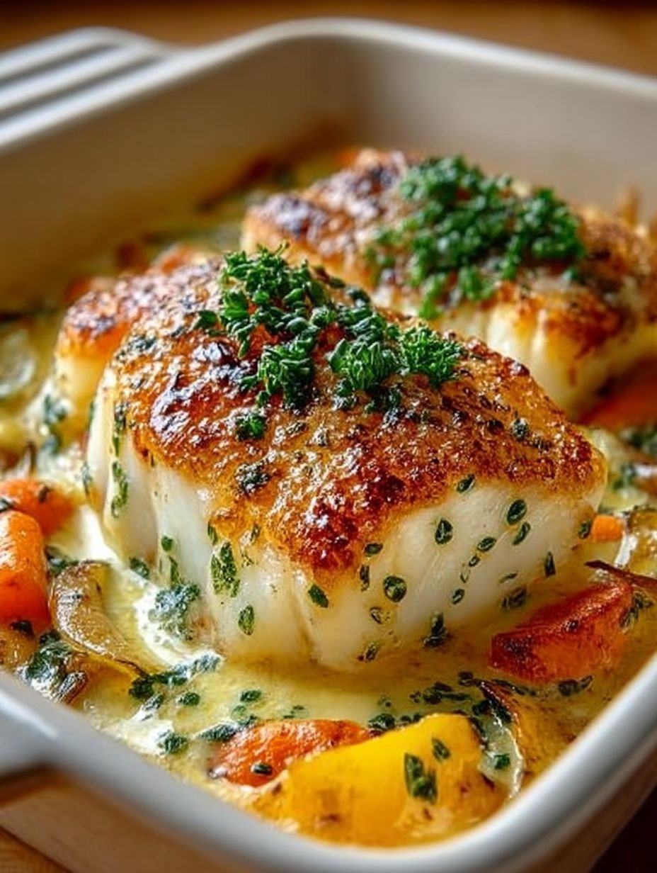 Cassolette de cabillaud aux légumes fondants image 2