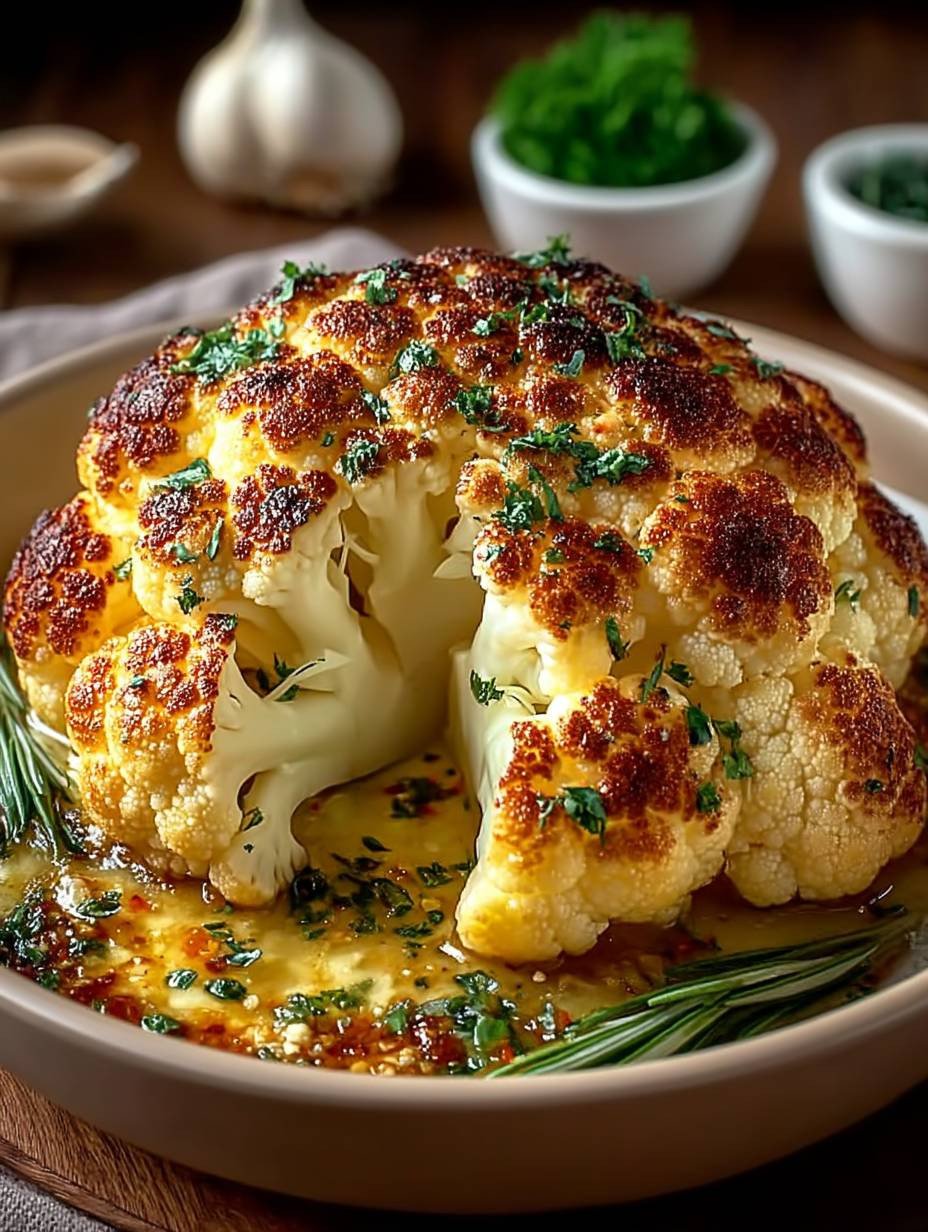 Chou-Fleur Rôti Entier Le Plus Incroyable JAMAIS image 2