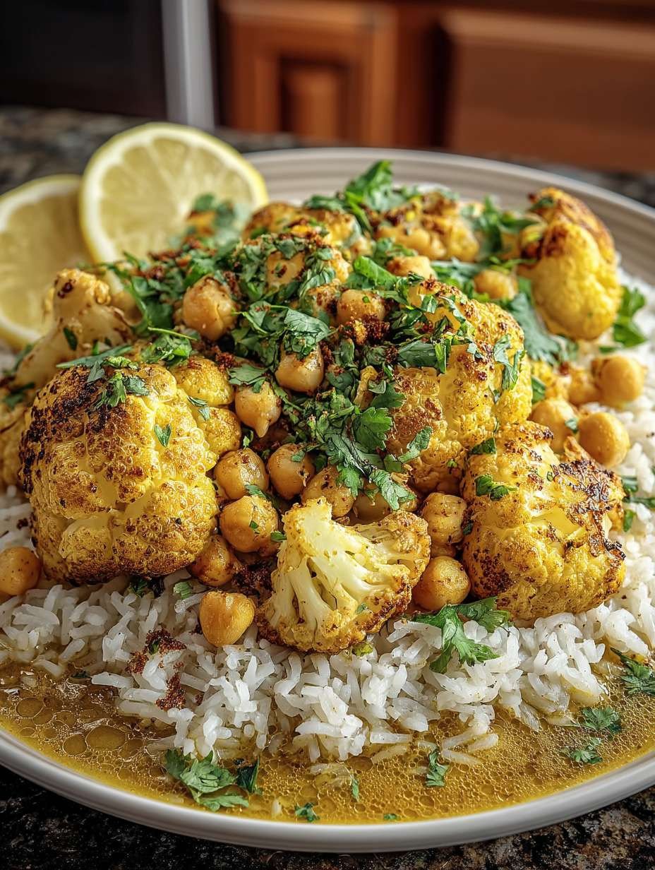 Curry de chou-fleur et pois chiches au lait de coco vegan image 2