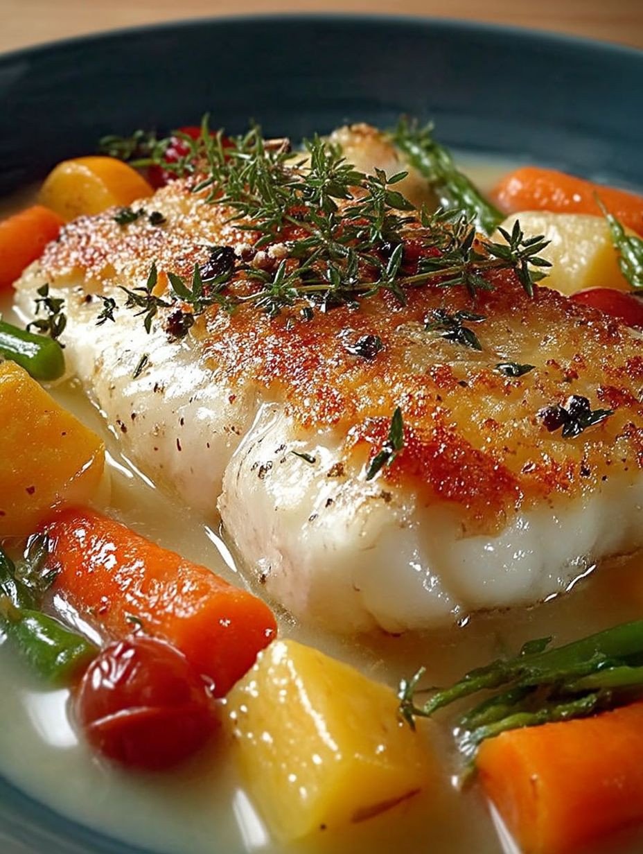 Filets de poisson aux petits légumes image 2