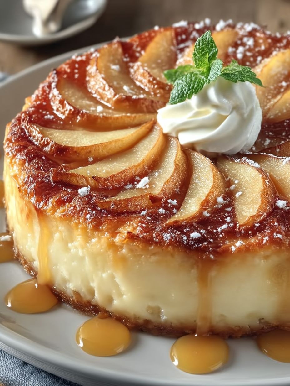 Gâteau flan aux pommes - Recette facile et gourmande image 2