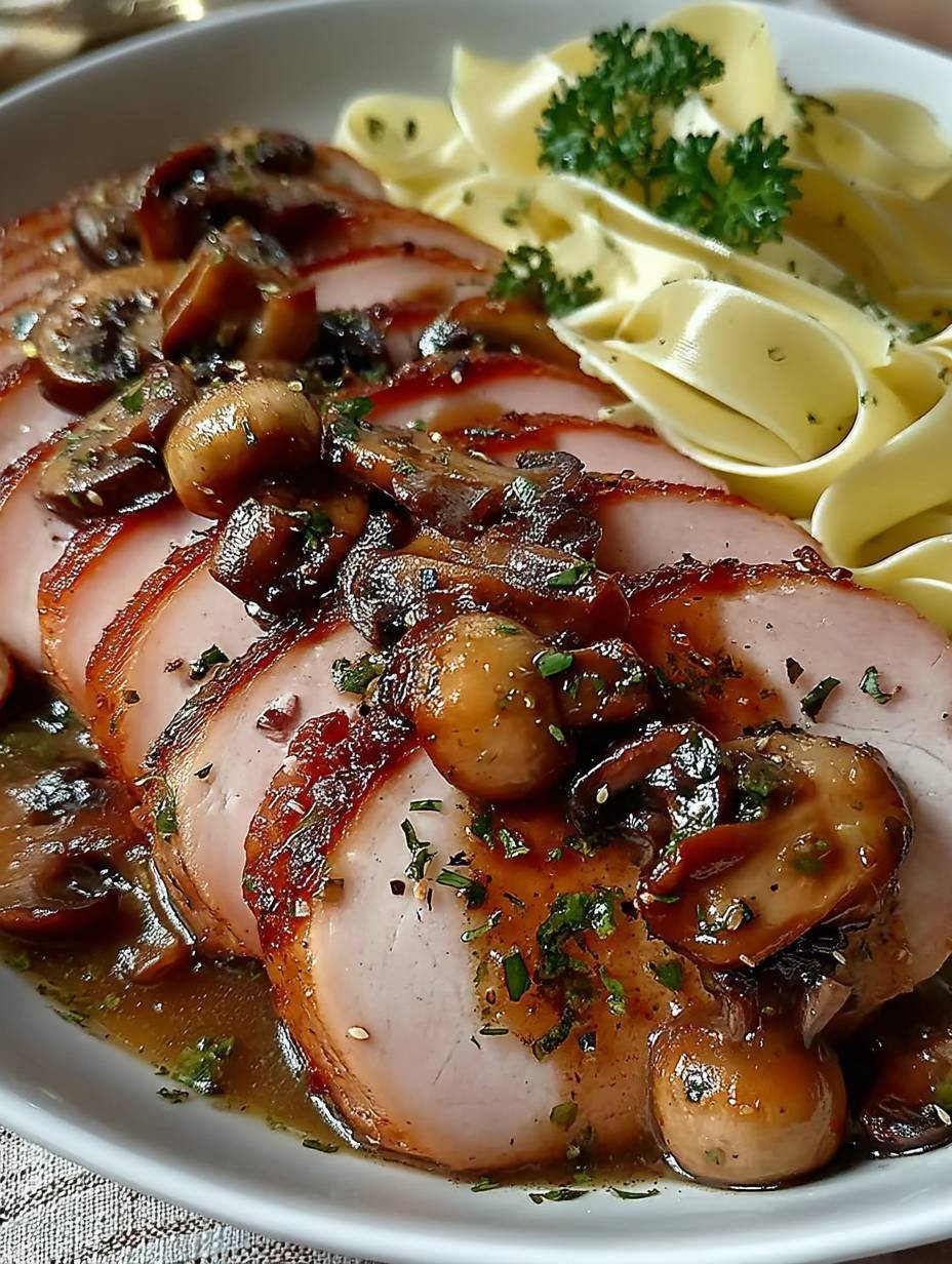 Jambon Sauce Madere Champignons image 2
