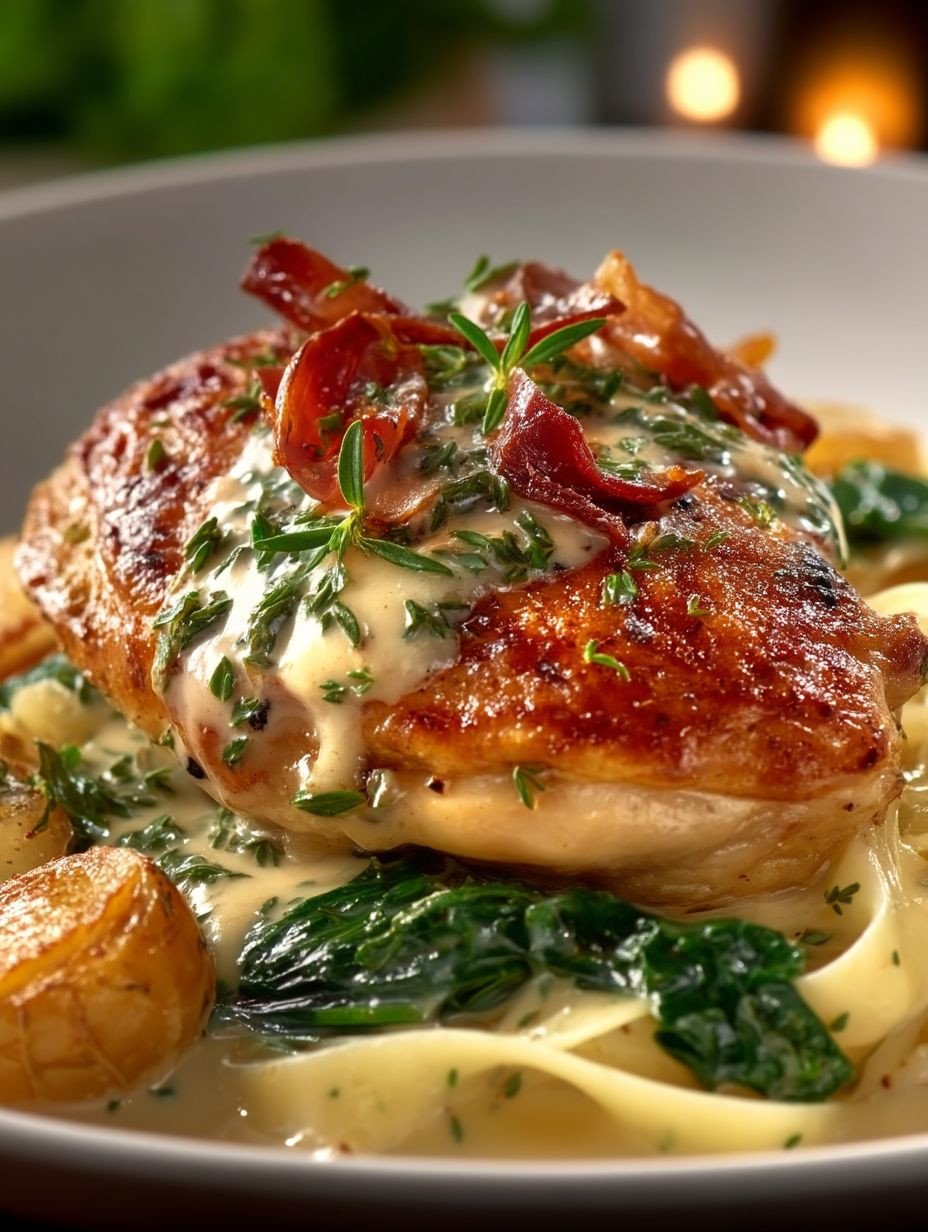 Poulet à la Toscane Crémeux : Une Recette Gourmande et Savoureuse image 2