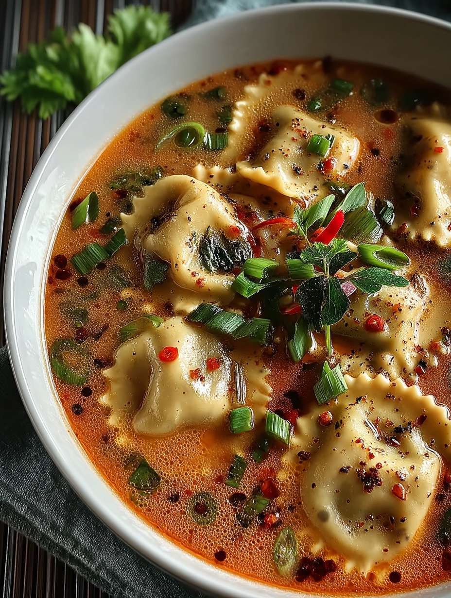 Bouillon thaïlandais au coco avec raviolis | Préparation simple - Regal Toi image 2