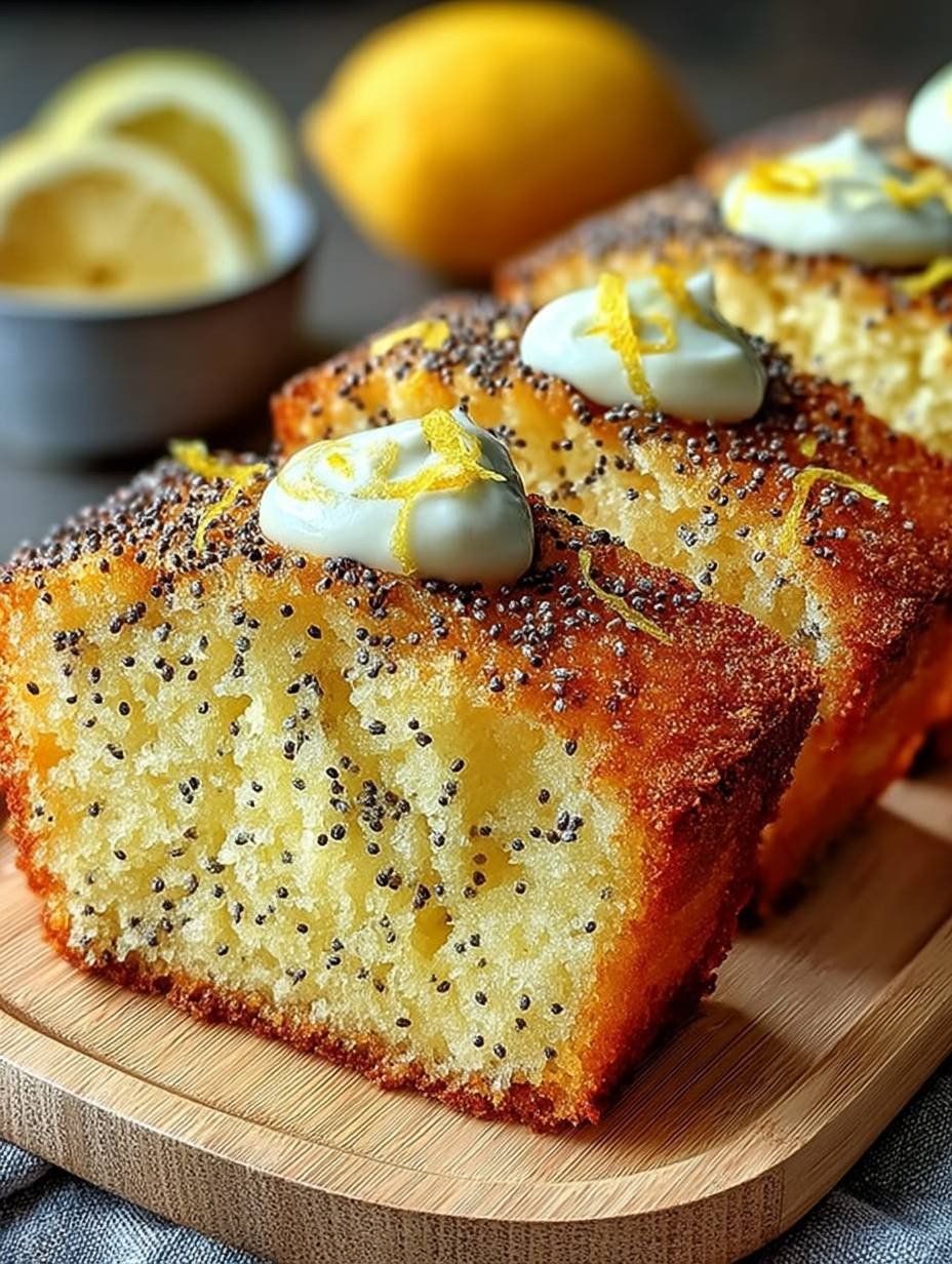 Cake Léger au Citron et Graines de Pavot image 2
