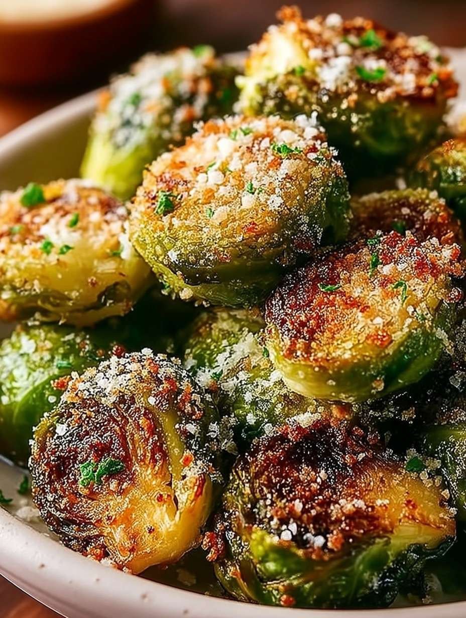 Choux de Bruxelles rôtis à l'ail et au parmesan image 2