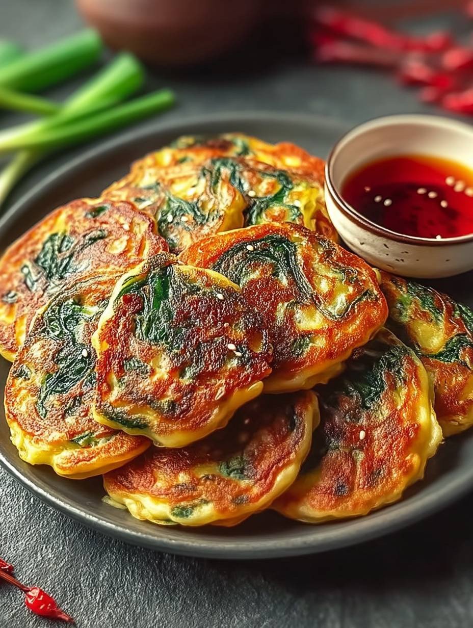 Crêpes Coréennes aux Blettes (Sigeumchi Jeon) image 2