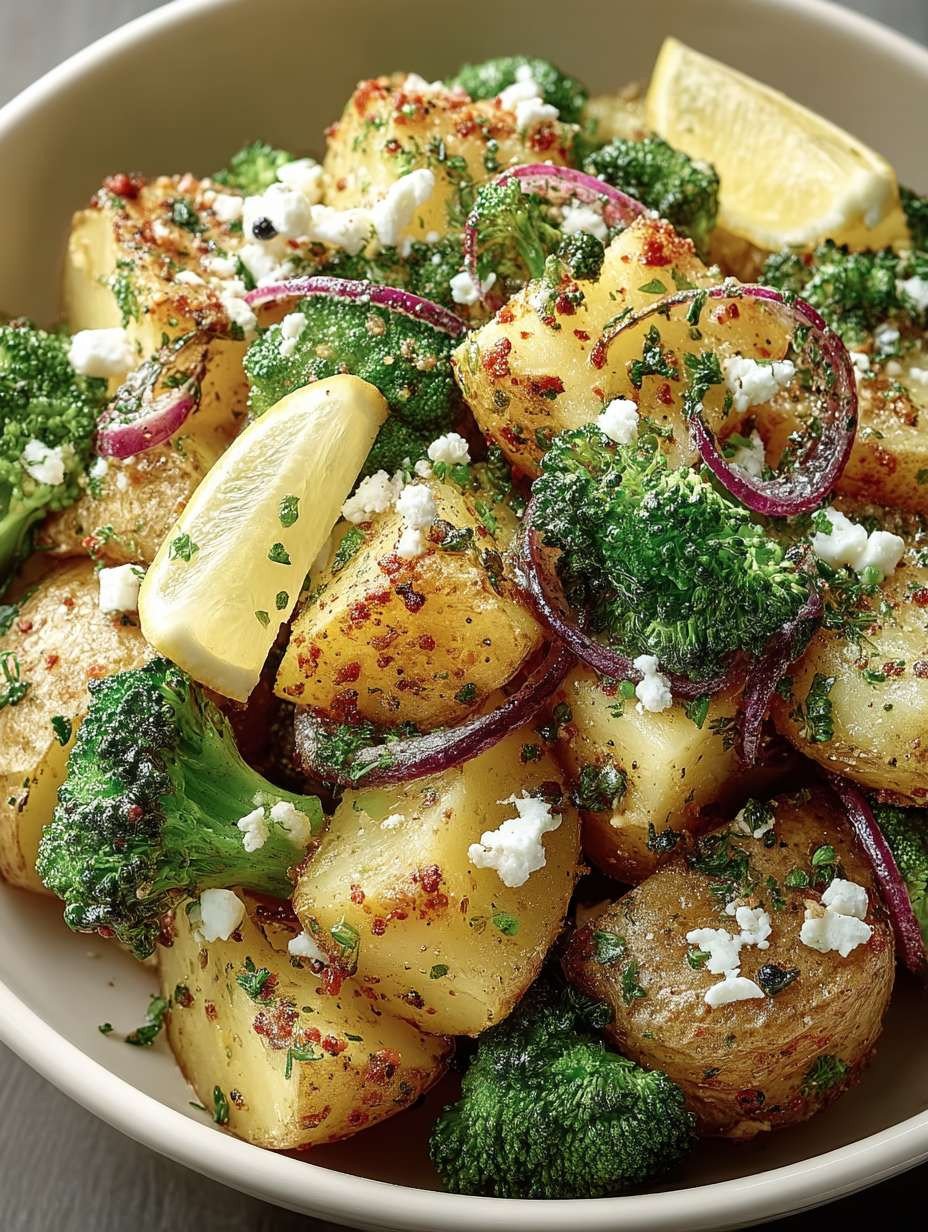 Pommes de terre brocoli feta image 2