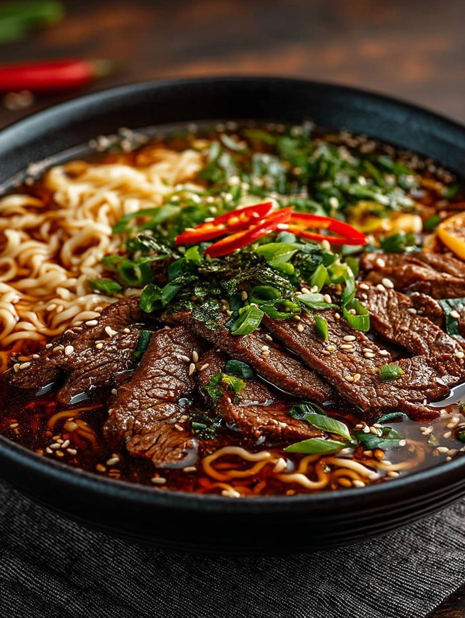 Recette de ramens au boeuf facile et rapide : savourez l'Asie chez vous ! image 2